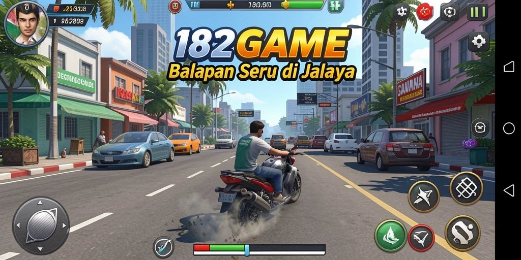 Gameplay racing yang mendebarkan dengan grafis memukau.
