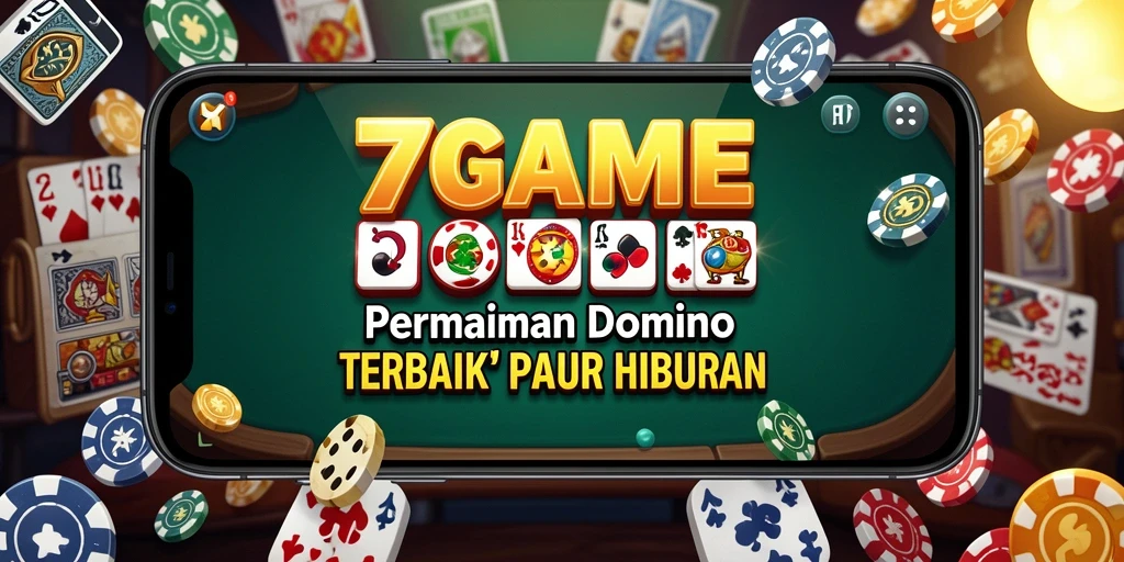 Tampilan screenshot gameplay Domino di 7GAME yang seru dan interaktif.