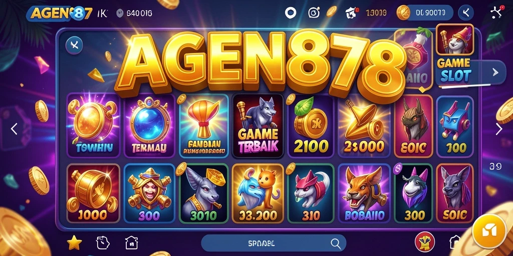 Tampilan gameplay Slot yang menarik dalam AGEN878.