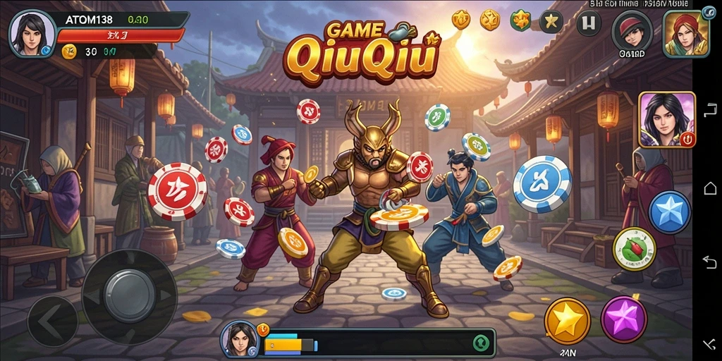 Screenshot gameplay ATOM138 yang menegangkan dan seru.