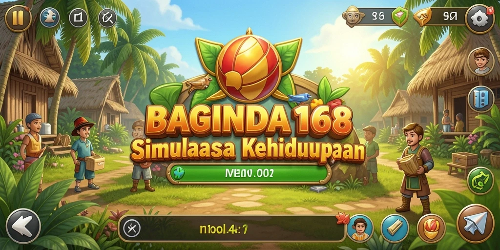 Tampilan gameplay <strong>BAGINDA168</strong> dengan fitur simulasi yang menarik dan interaktif.