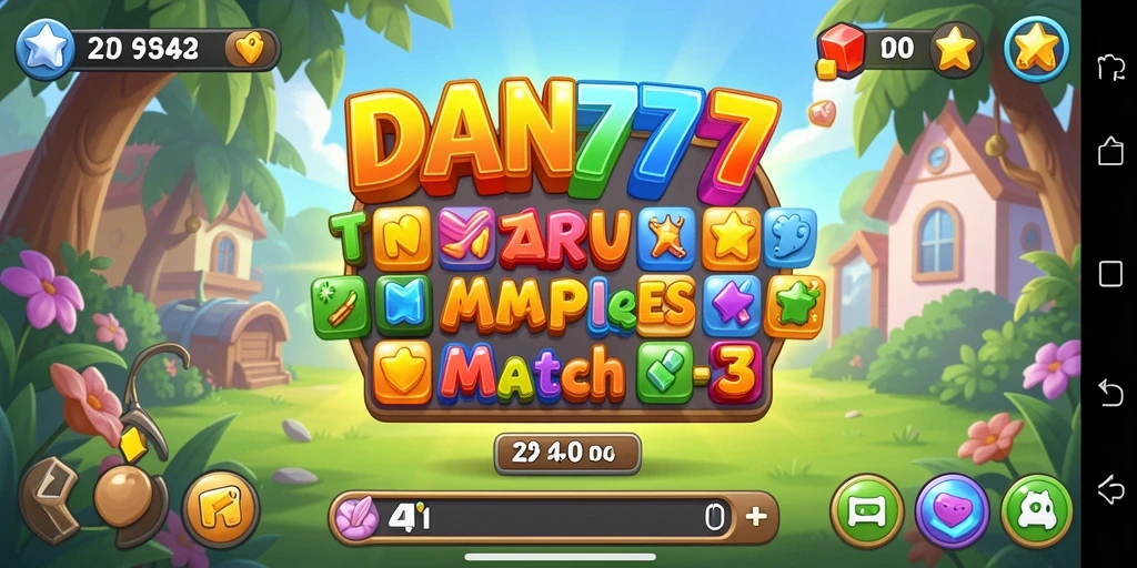 Screenshot gameplay dari DAN777 yang mendebarkan dan penuh warna.