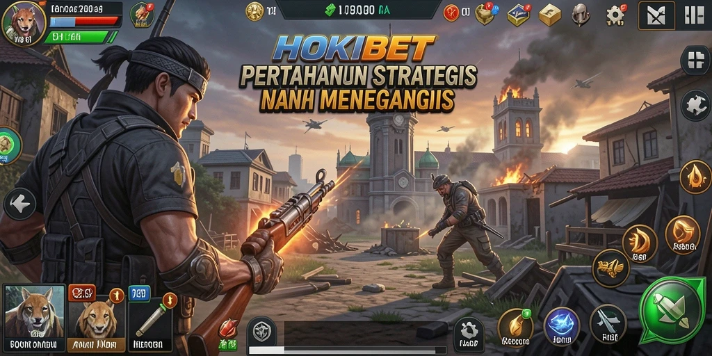 Menara pertahanan yang strategis dalam aksi melawan gelombang musuh.