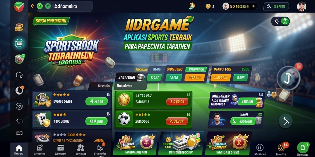Tampilan menarik dari permainan taruhan di IDRGAME.