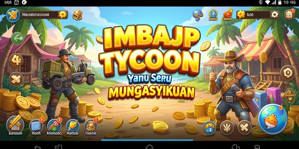 Screenshot gameplay IMBAJP menampilkan aksi manajemen Tycoon yang menarik.