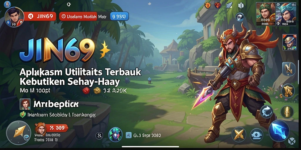 Tampilan antarmuka utama JIN69 yang memudahkan pengguna dalam navigasi.