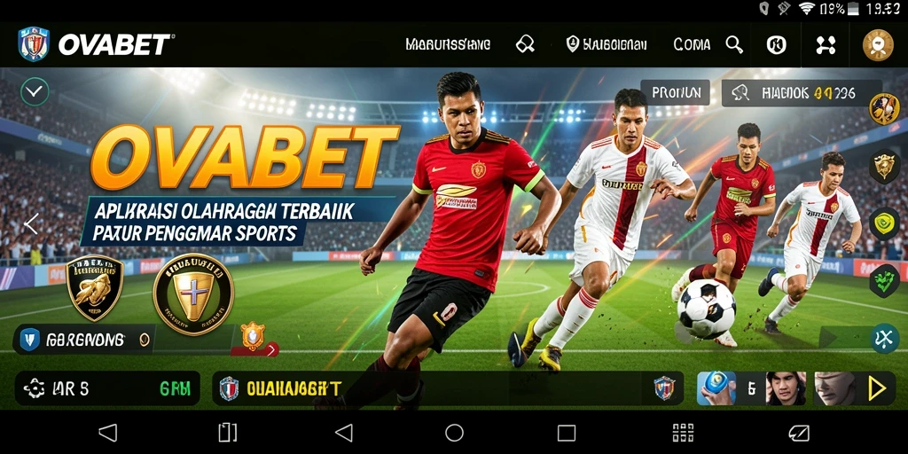 Tampilan menarik dari gameplay OVABET yang penuh aksi olahraga.