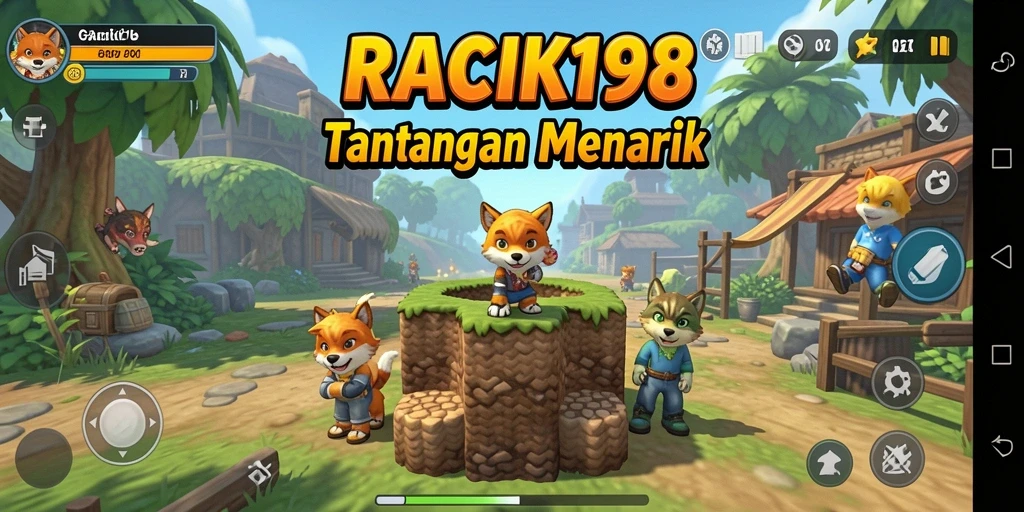 Tampilan menarik dari gameplay RACIK198 dengan berbagai puzzle yang menantang.