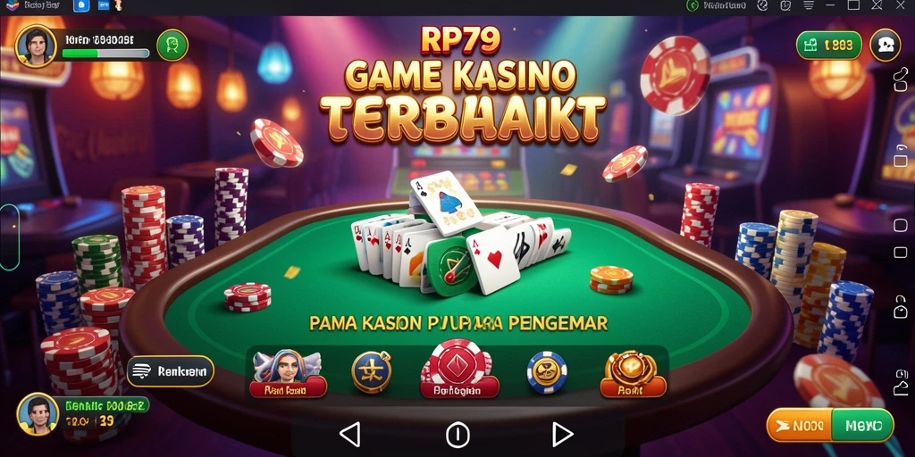 Tampilan menarik dari gameplay Kasino yang mendebarkan.