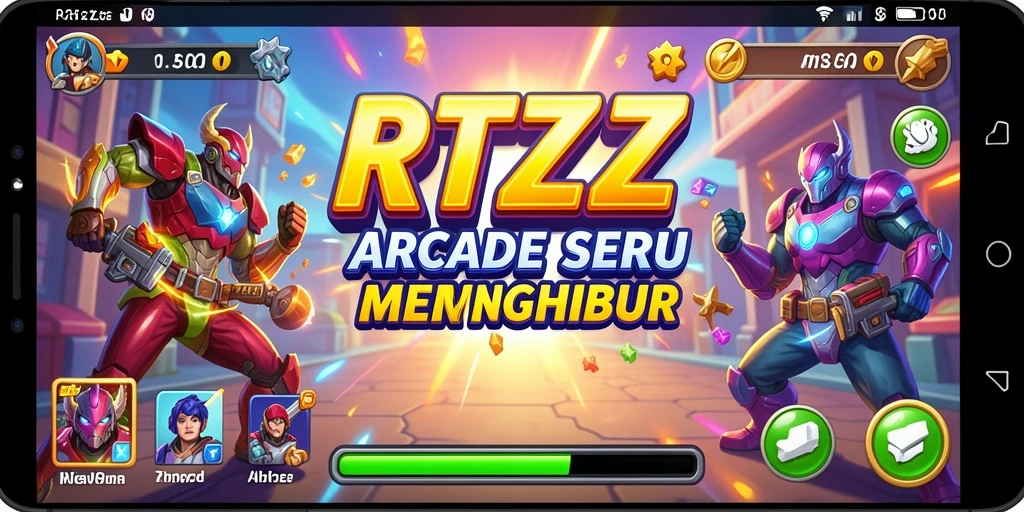 Gameplay RTZZ yang seru dan penuh warna.